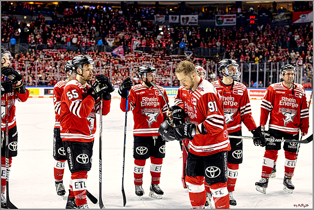 PENNY DEL Viertelfinale Spiel 6;  Koelner Haie - Adler Mannheim; Koeln, 26.03.2023
